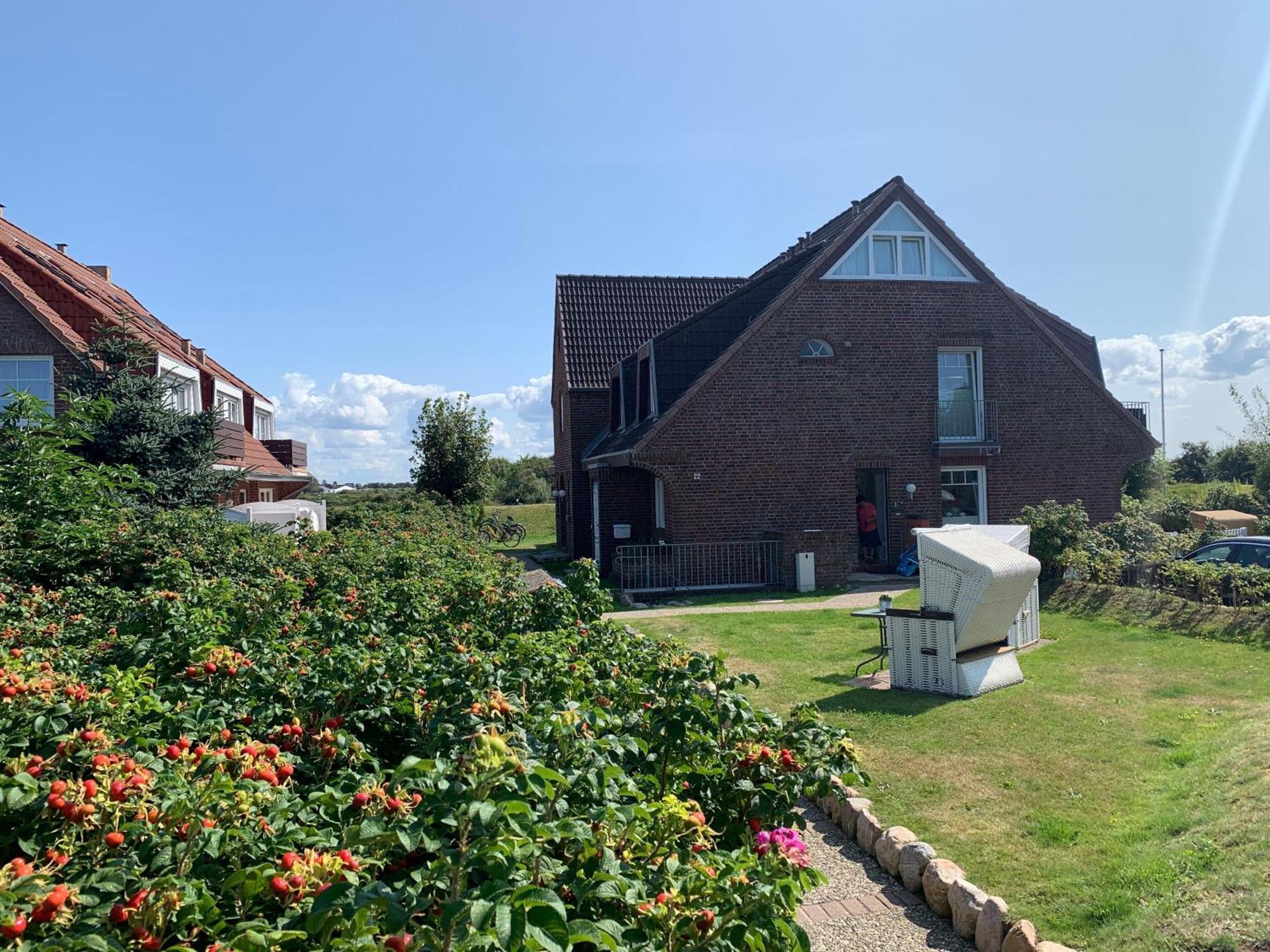 Sylter-Rose-3A-Strandnahe-Ferienwohnung-Mit-Strandkorb Westerland Exterior foto